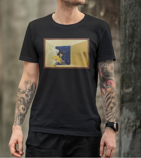 Raskal Angel 01 Starry Night Window Scene T-Shirt