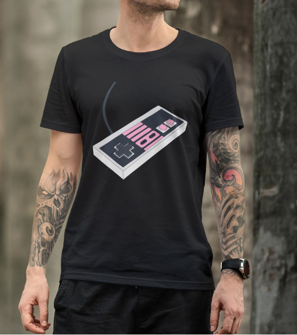 NES Controller 8-Bit Retro Gaming Nostalgia T-Shirt