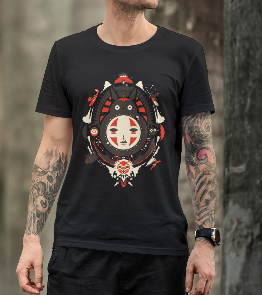 Princess Of The Forest And Totoro Journey T-Shirt
