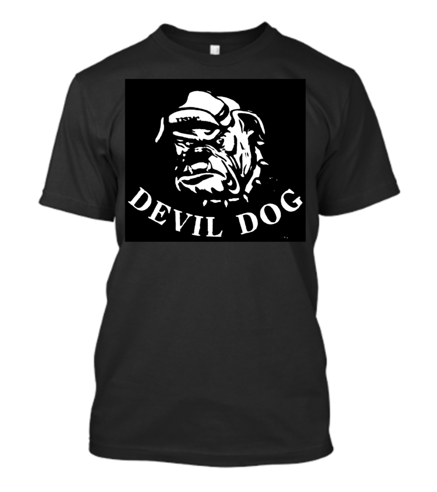 Devil Dog Bulldog Iconic Military T-Shirt