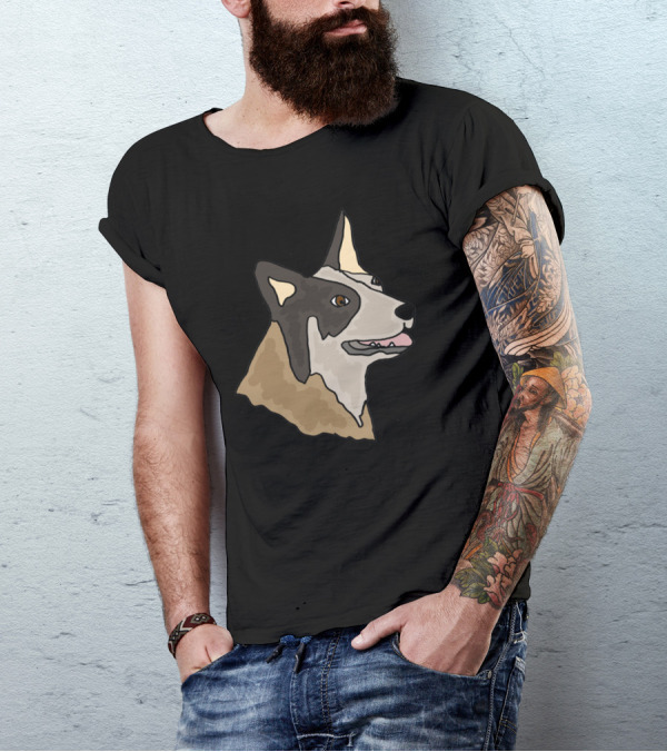 Australian Cattle Dog Profile T-Shirt