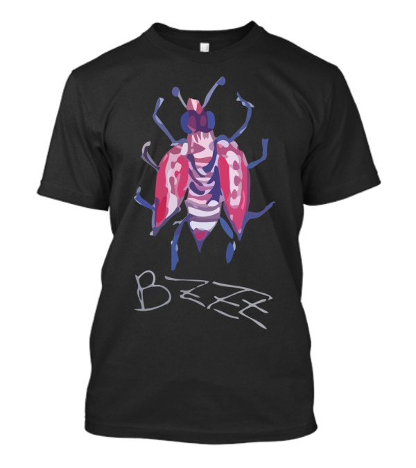 Bzzz Fly Abstract Vibrant Insect T-Shirt