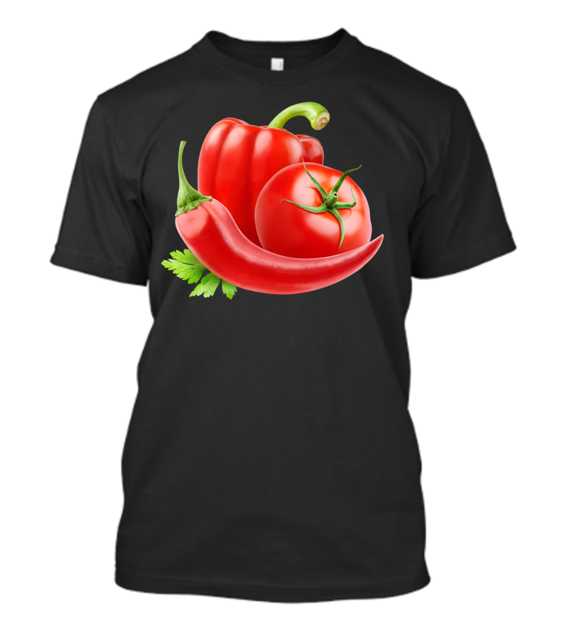 Hot Sauce Ingredients Tomato Pepper Chili Sti T-Shirt