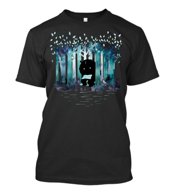 Calm Forest Reading In A Quiet Spot T-Shirt