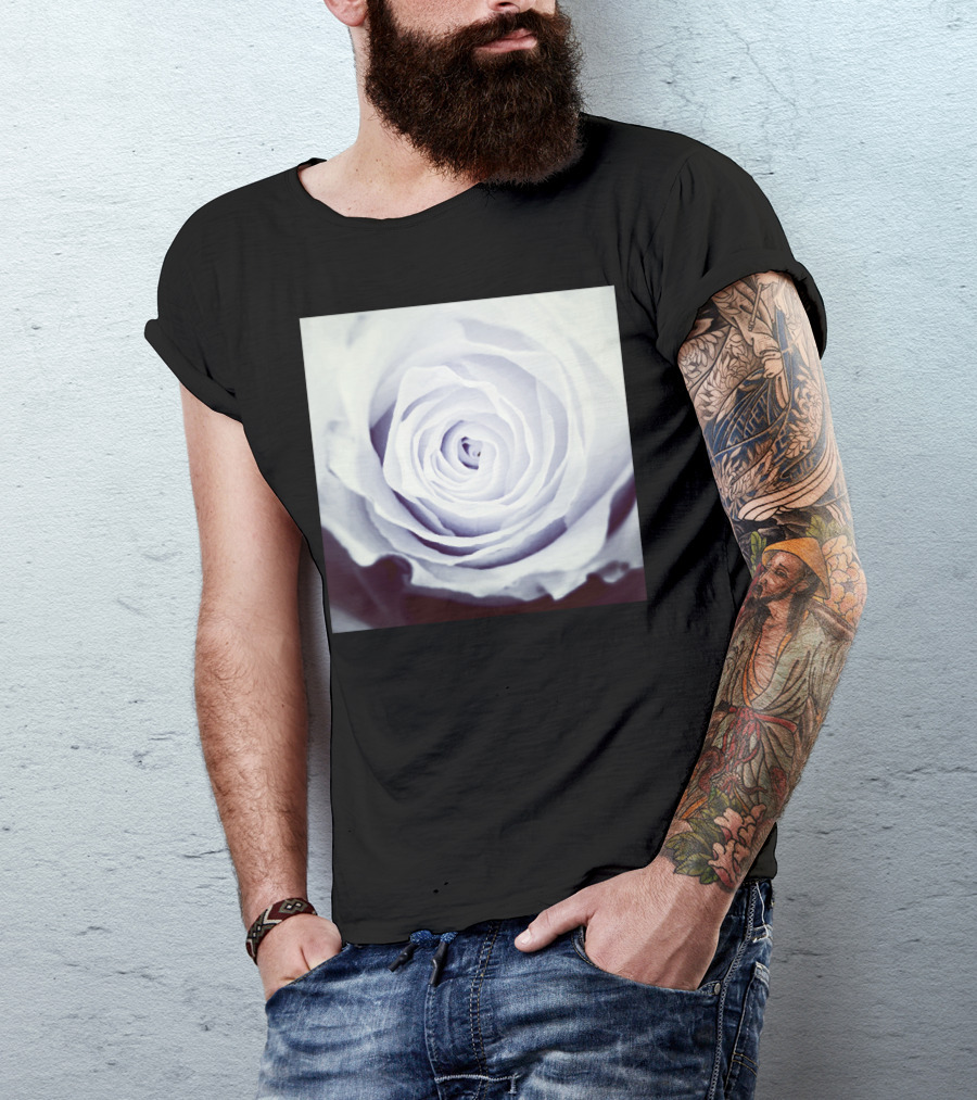A Rose By Any Other Name White Bloom Elegance T-Shirt