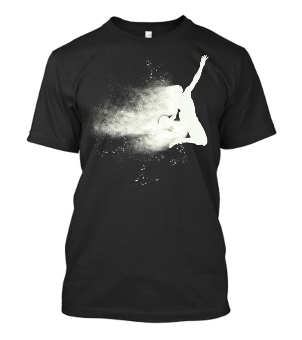 Basketball Fly Slam Dunk Action Burst T-Shirt