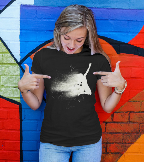 Basketball Fly Slam Dunk Action Burst T-Shirt
