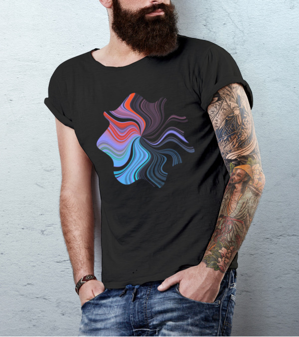 How Would An Aquarium Fish Colorful Fluid Swirl T-Shirt