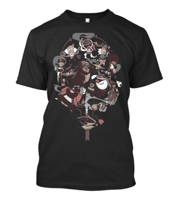 Everyone Loves Coffee Characters In Unique Outfits And Styles T-Shirt