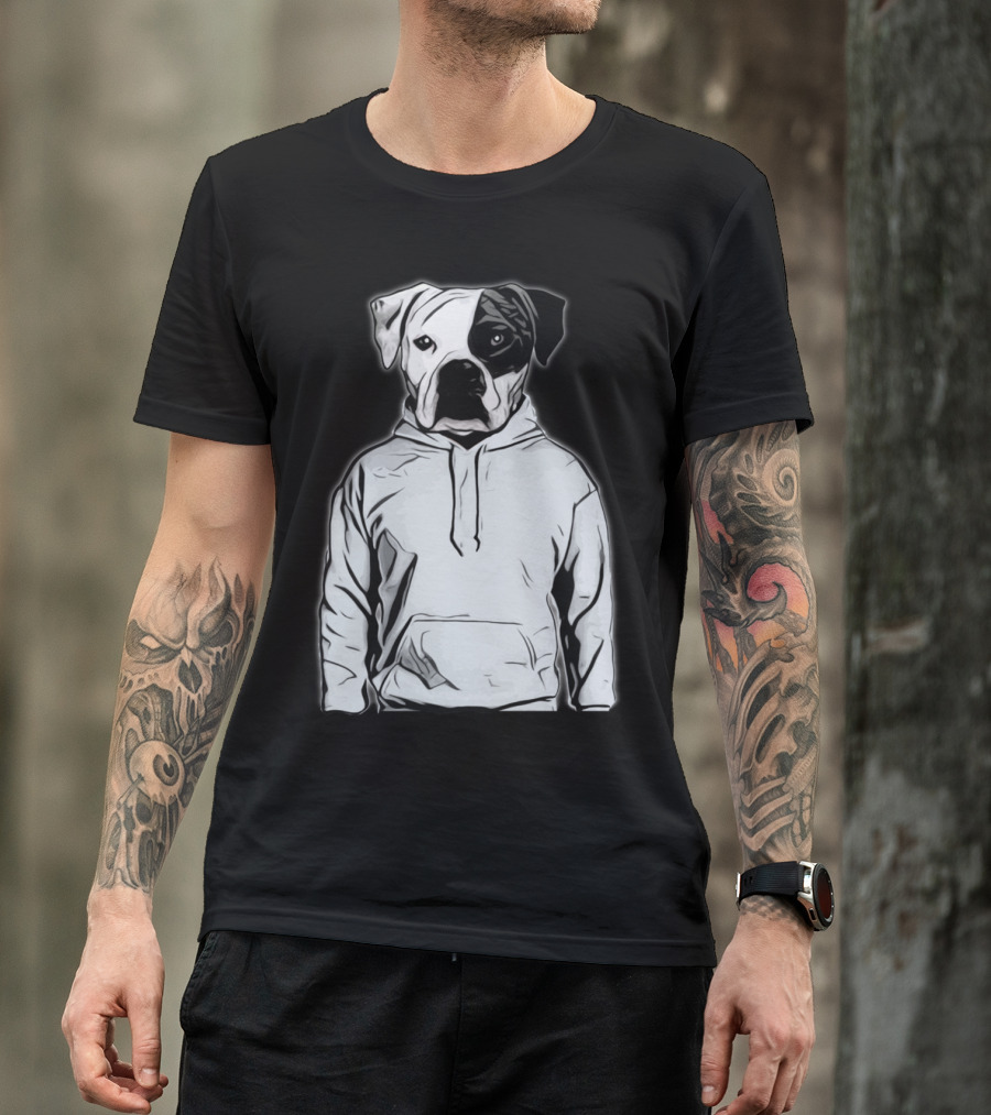 Cool Dog Hoodie Style Pup T-Shirt