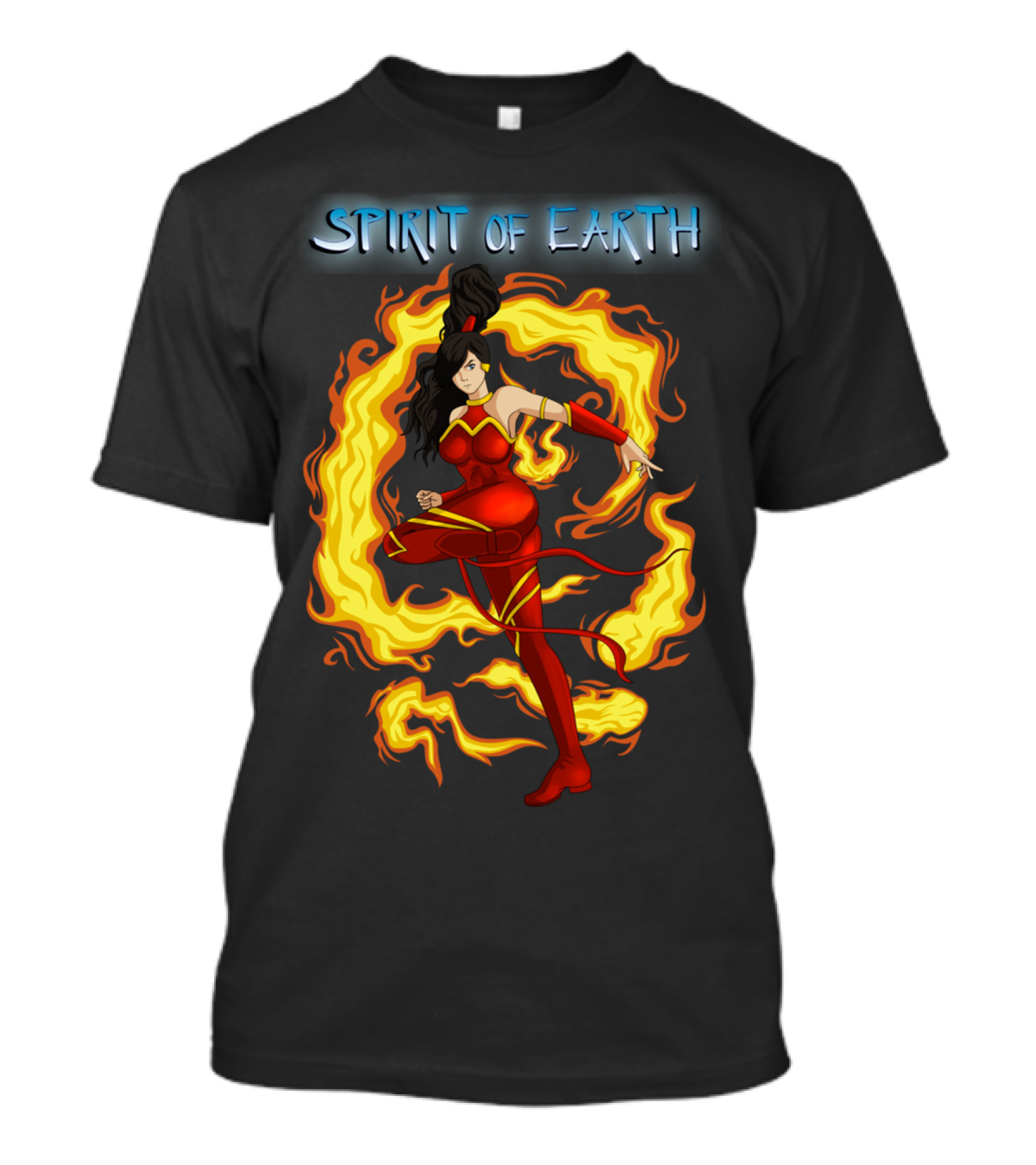 Spirit Of Earth Raya Fighter Fire Woman T-Shirt