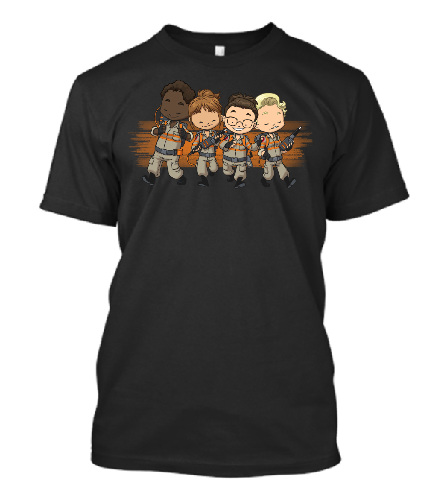 New Guard Happy Ghostbusters Characters T-Shirt