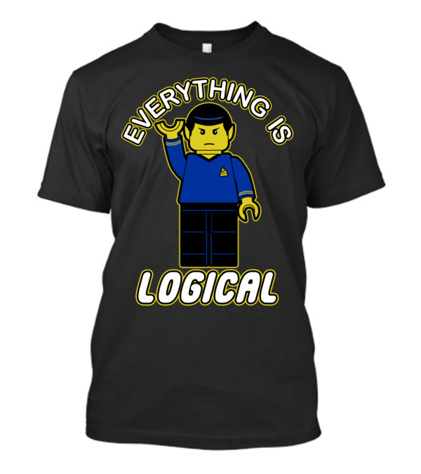 Everything Is Logical Vulcan Minifigure Gesture T-Shirt