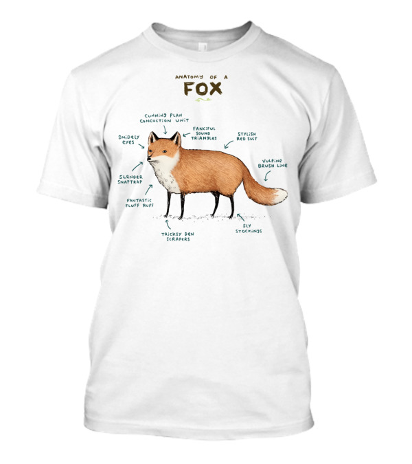 Anatomy Of A Fox With Snideley Eyes And Cunning Plan Concoction Unit T-Shirt