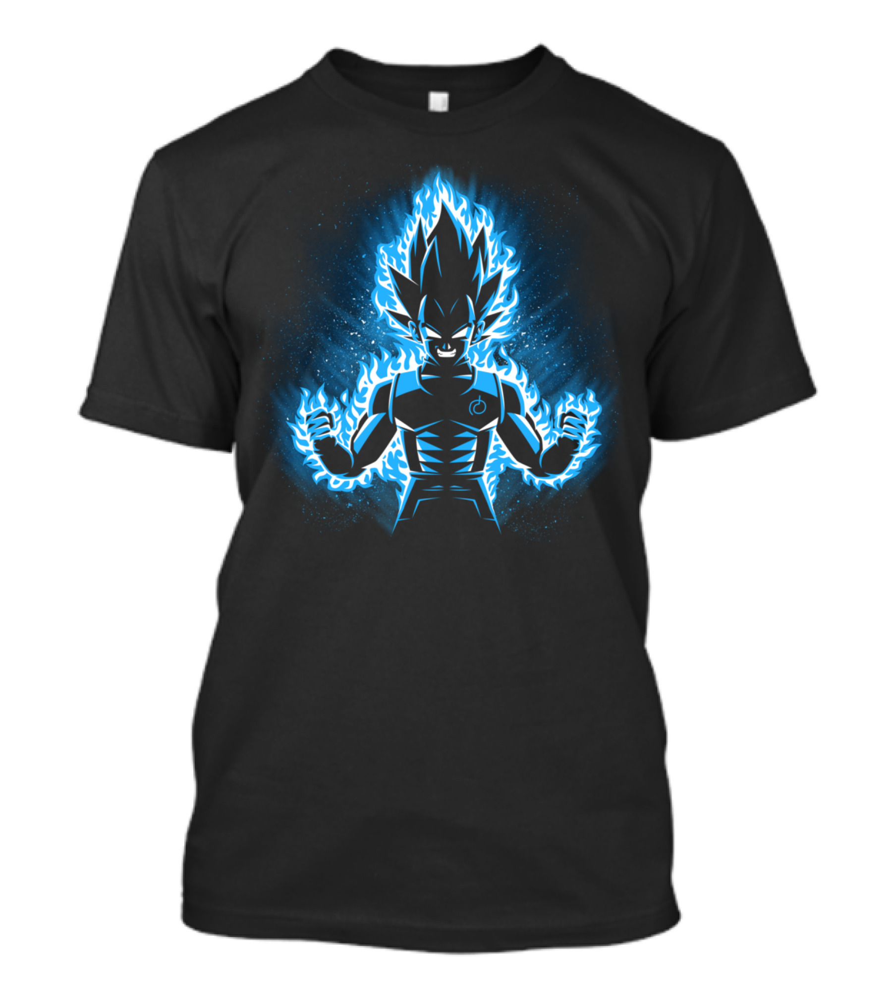 Blue God Saiyan Power Aura T-Shirt