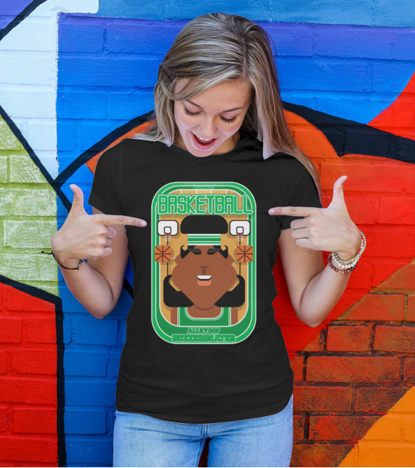 Basketball Green Buzzerbeater Alleyoop T-Shirt