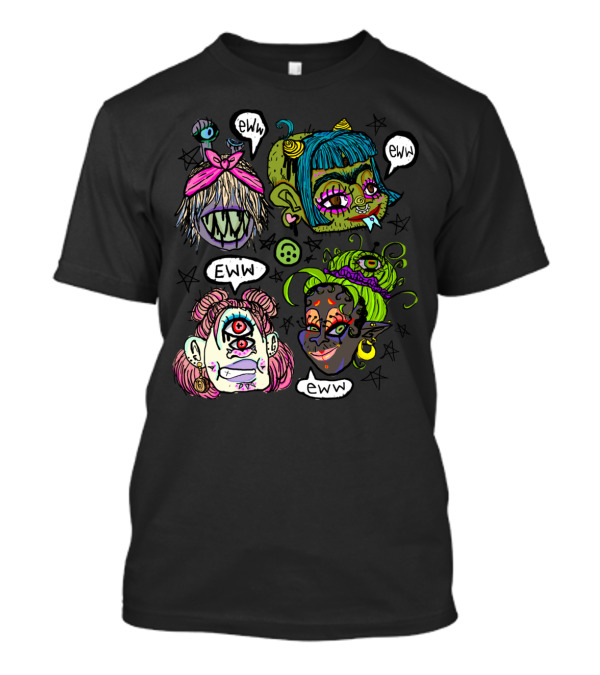 Eww Gorls Eww Eww Eww Eww Monsters T-Shirt