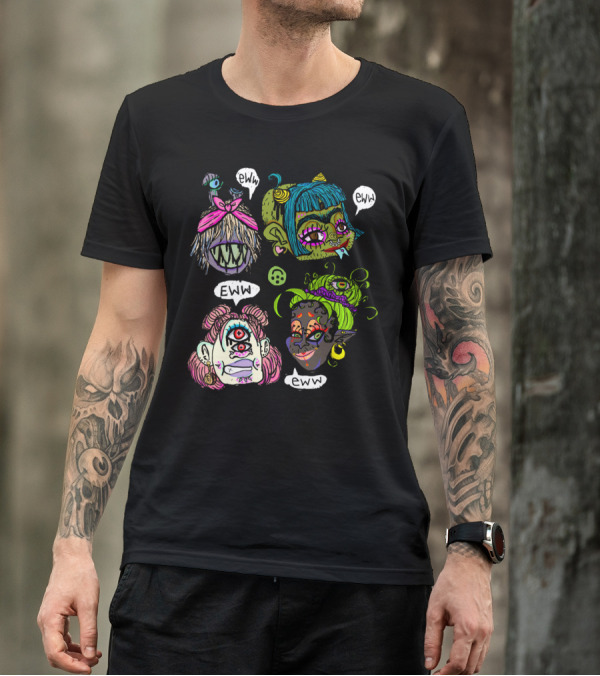 Eww Gorls Eww Eww Eww Eww Monsters T-Shirt