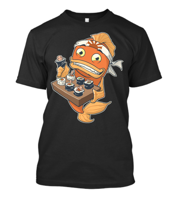 Sushi Fish Serving Platter With Nigiri And Rolls T-Shirt