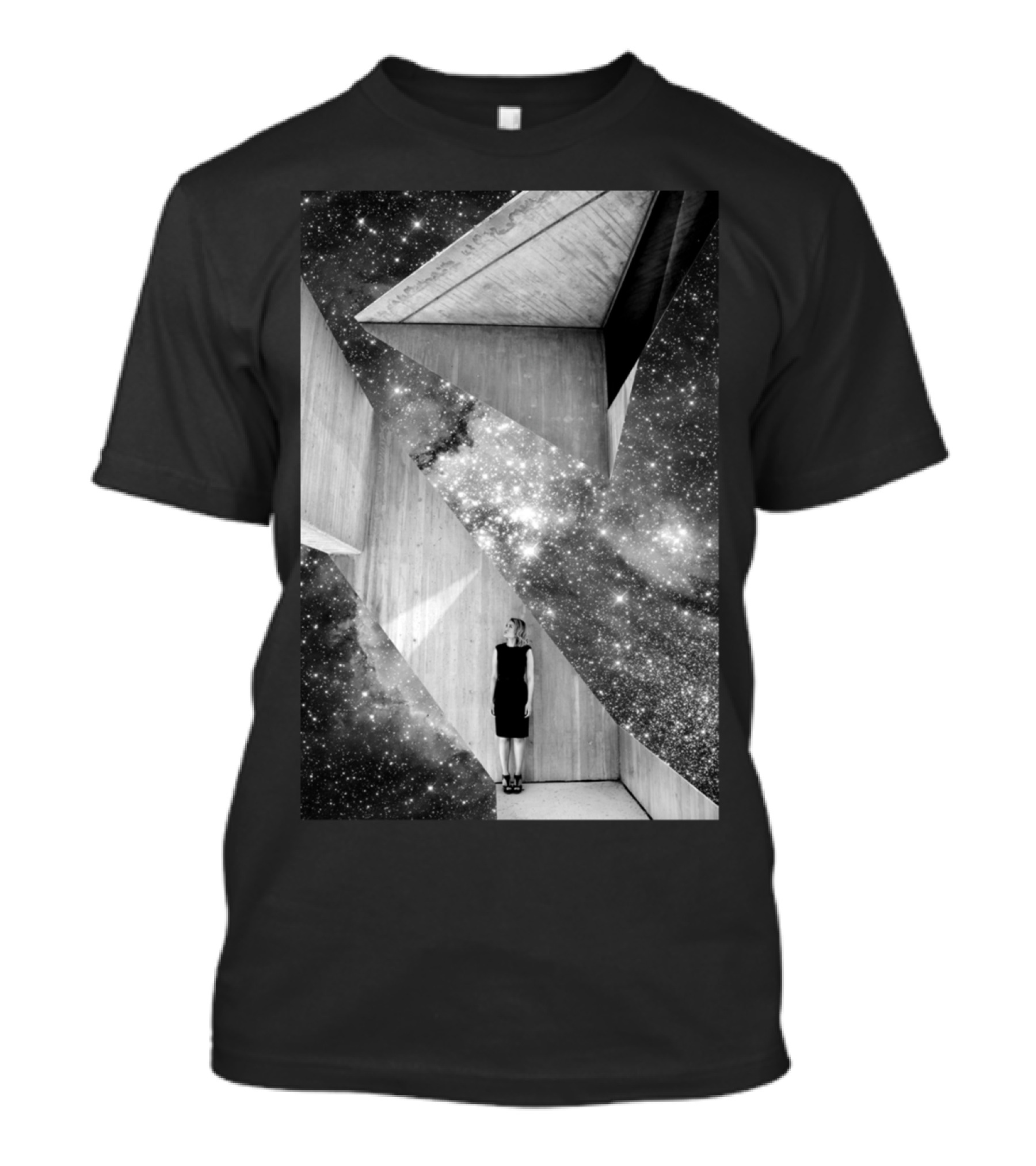 Sliver Of Hope Amidst Cosmic Architecture T-Shirt