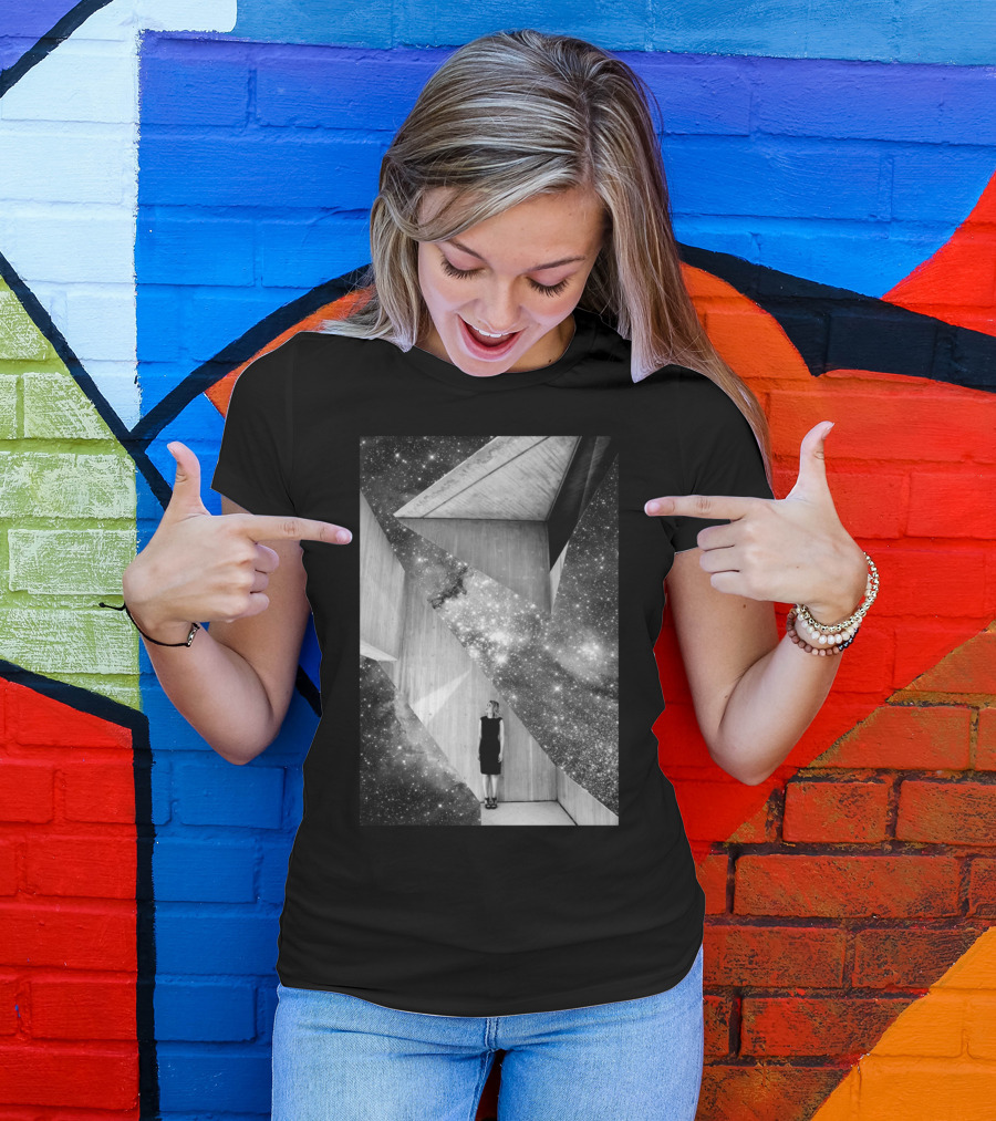 Sliver Of Hope Amidst Cosmic Architecture T-Shirt