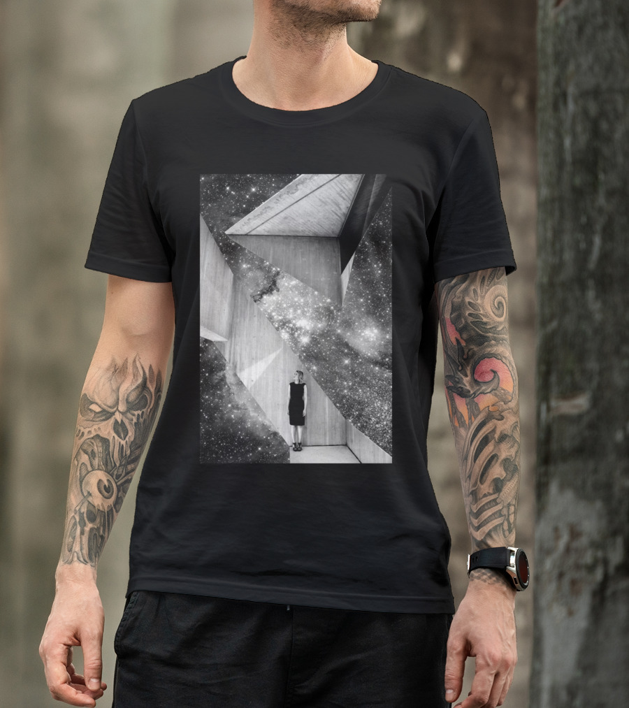 Sliver Of Hope Amidst Cosmic Architecture T-Shirt