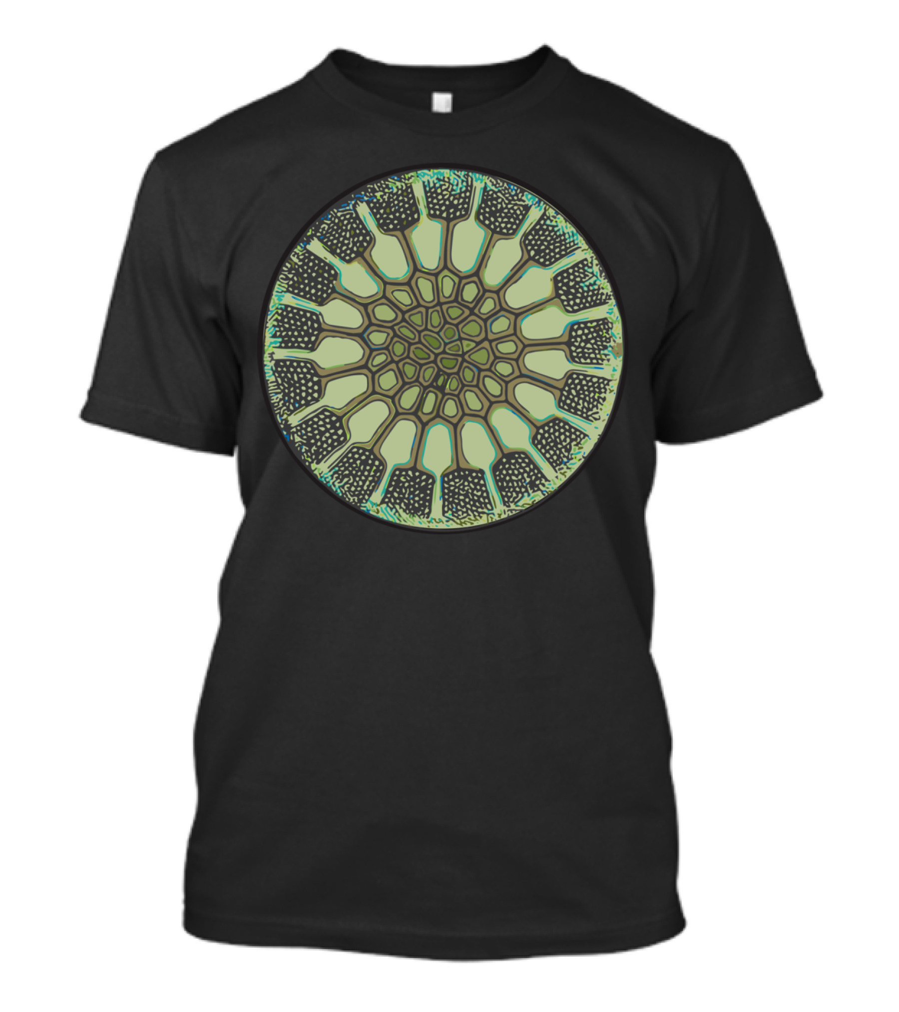 Diatom Mer Abstract Geometric Circle T-Shirt