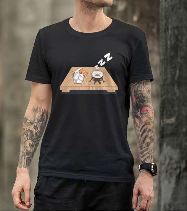 Sushi Snore Zzz Funny Sleeping Sushi Occurrence T-Shirt