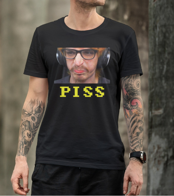 PISS Rage Face Headphones T-Shirt