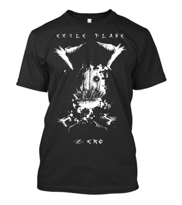 Exile Plane Zero Abstract Monochrome T-Shirt