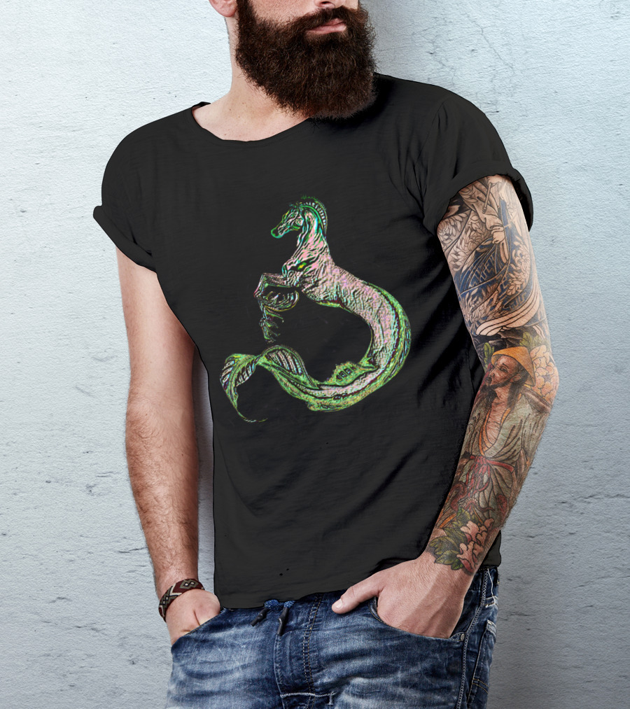 Ancient Greek Sea Horse Mythical Creature T-Shirt