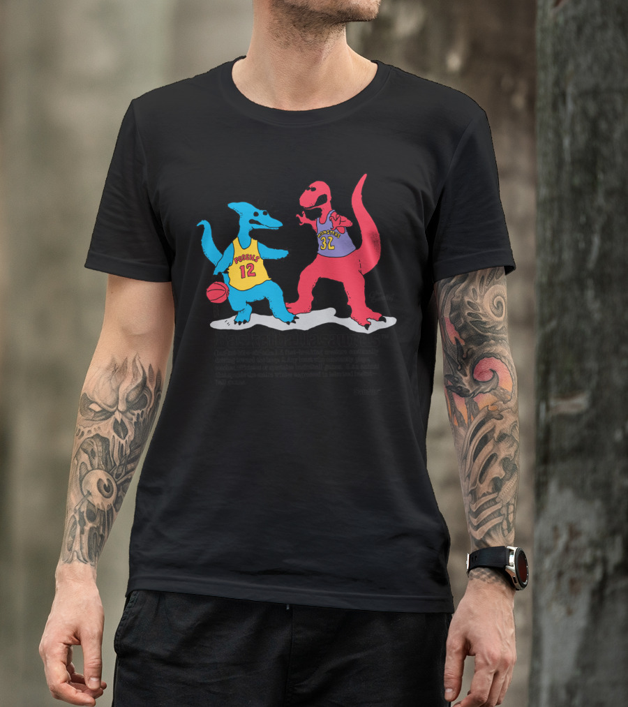 Basketballasaurus Fossils 12 Monsters 32 T-Shirt