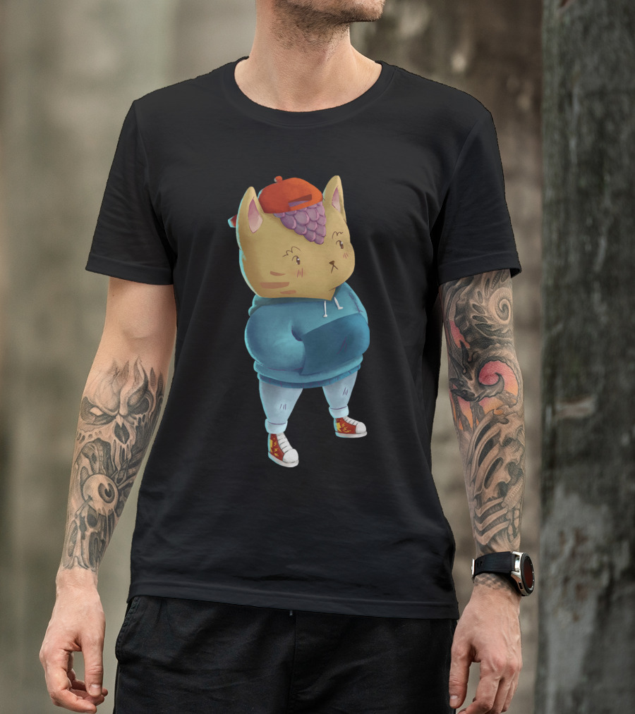 Swag Me Out Cool Cat With Cap T-Shirt