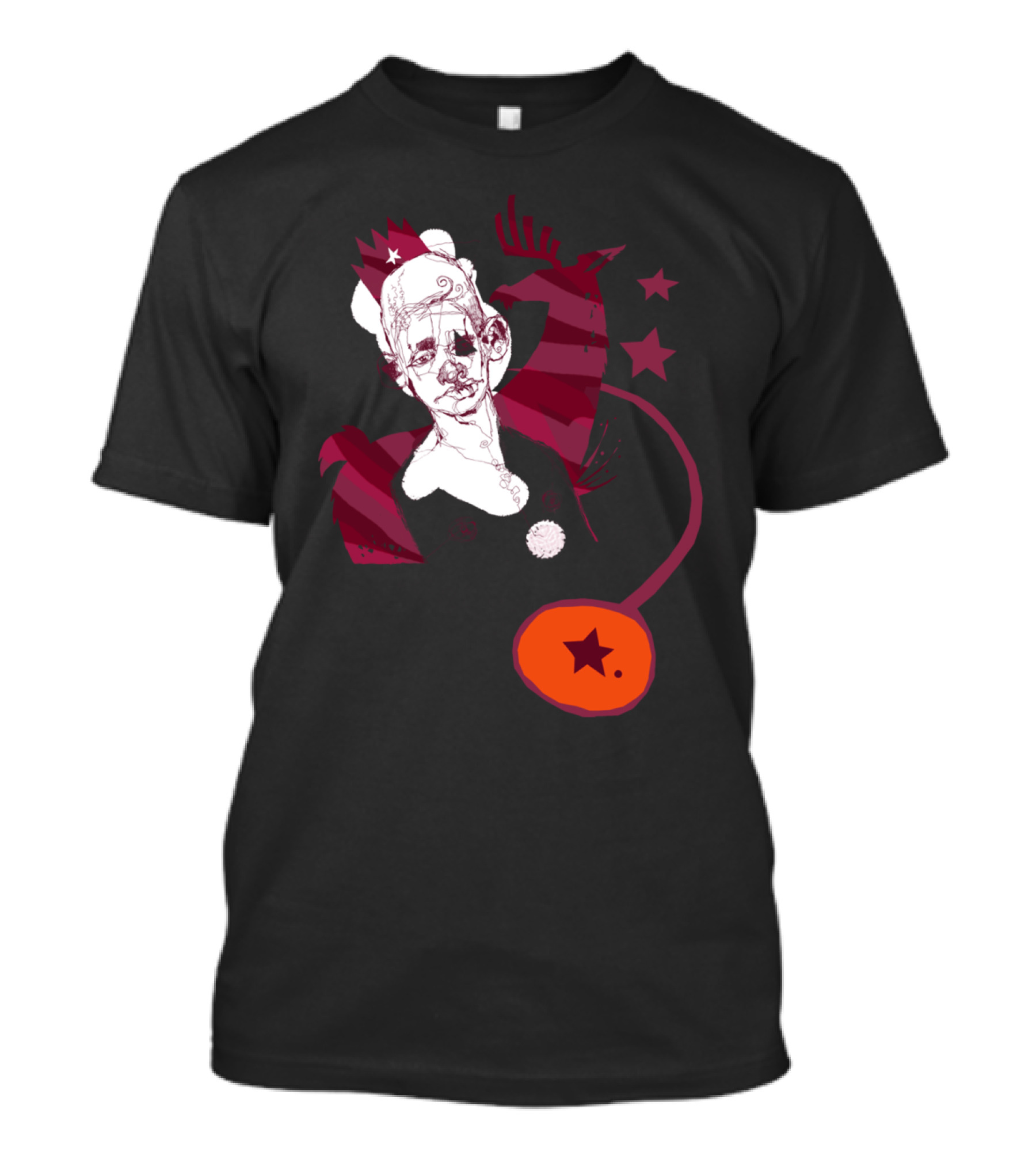 Night Shepherd Starry Crown Surreal T-Shirt