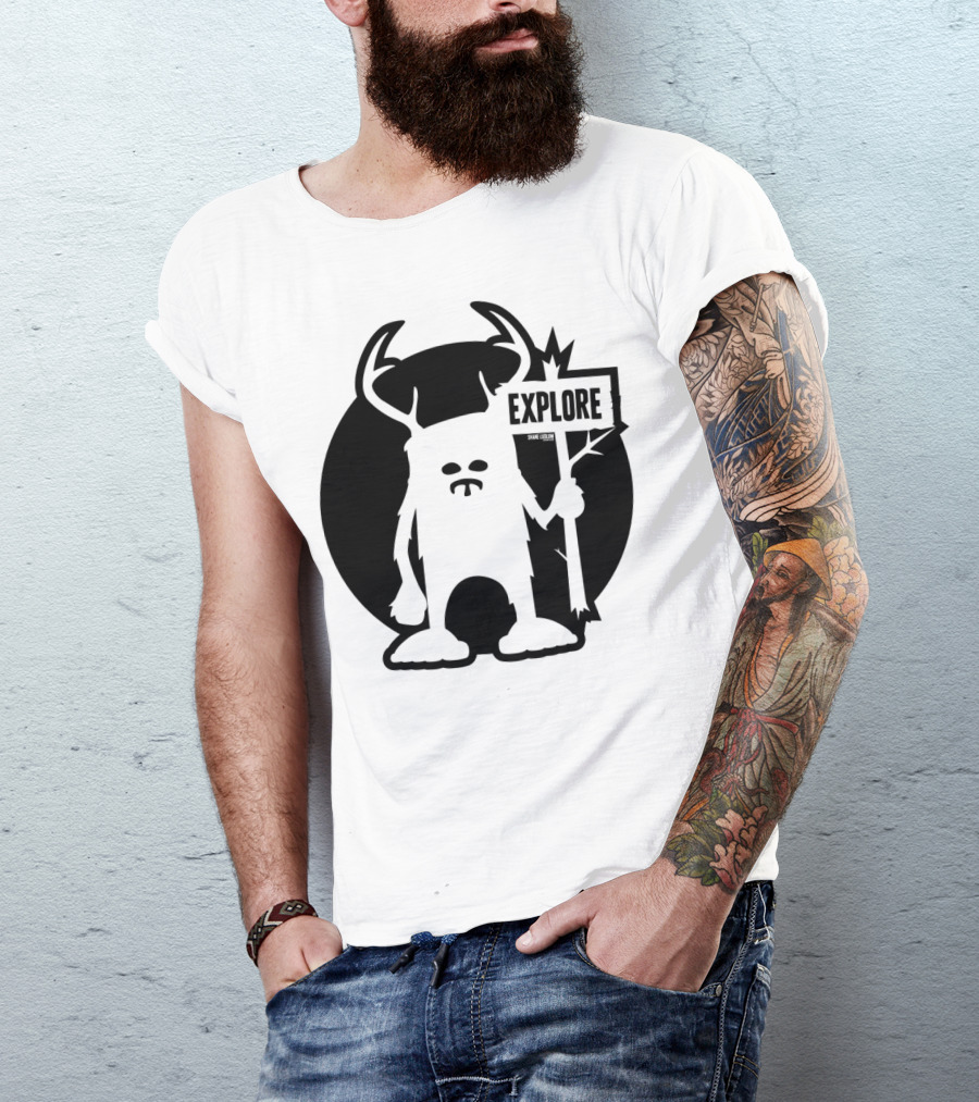 Explore Mythic Creature Emblem T-Shirt