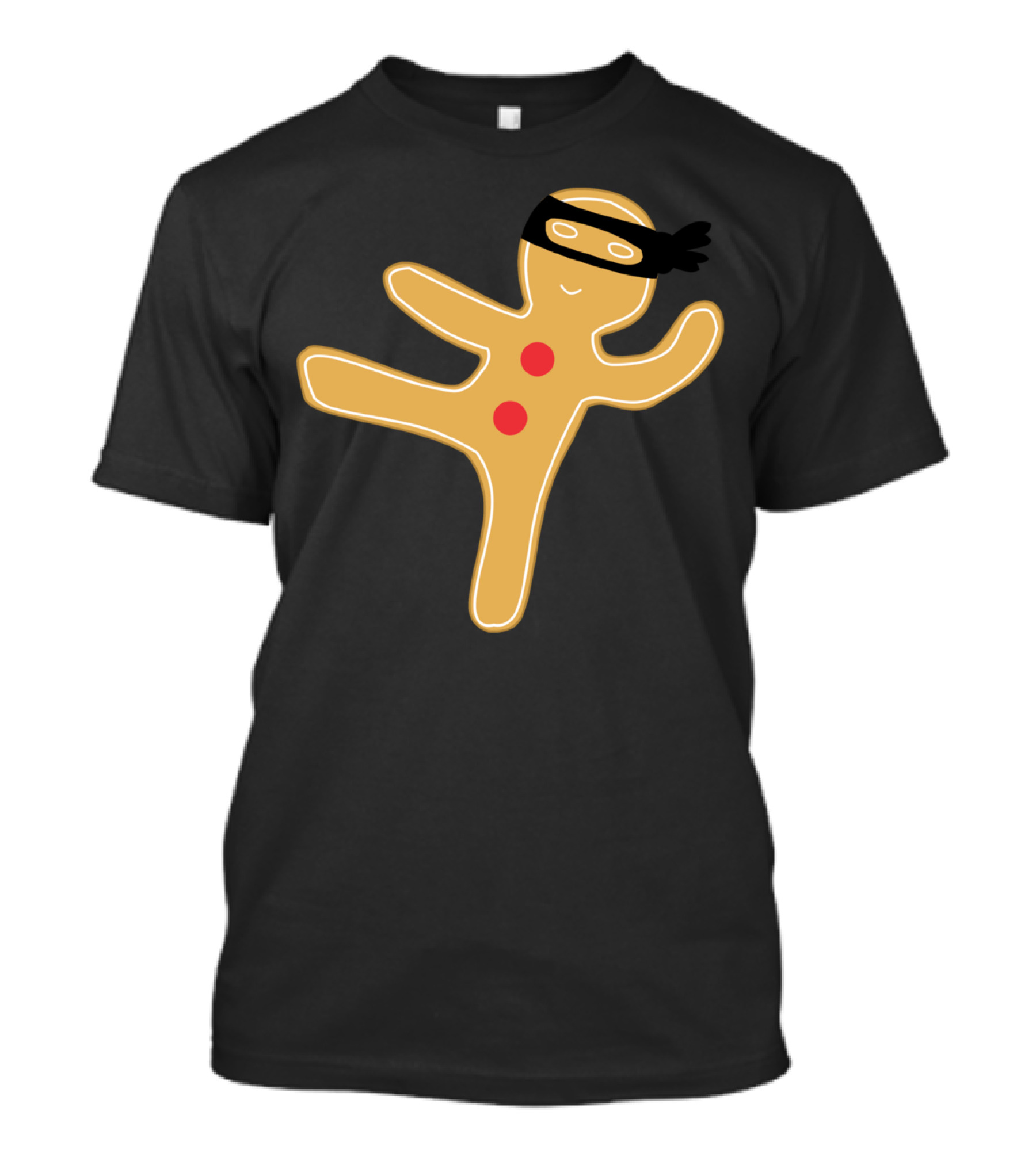 Ninjabread Man Cookie Ninja Kick T-Shirt