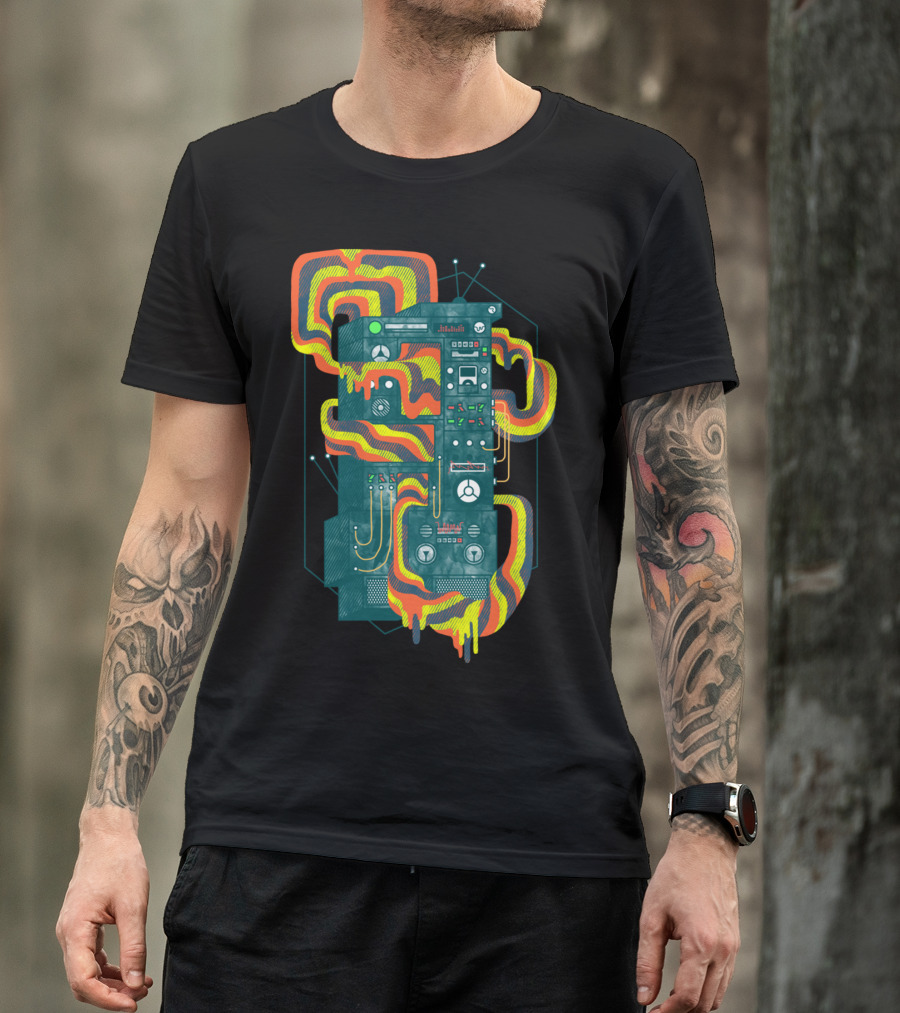 Magic Stereo Retro Vibes Audio Waves T-Shirt