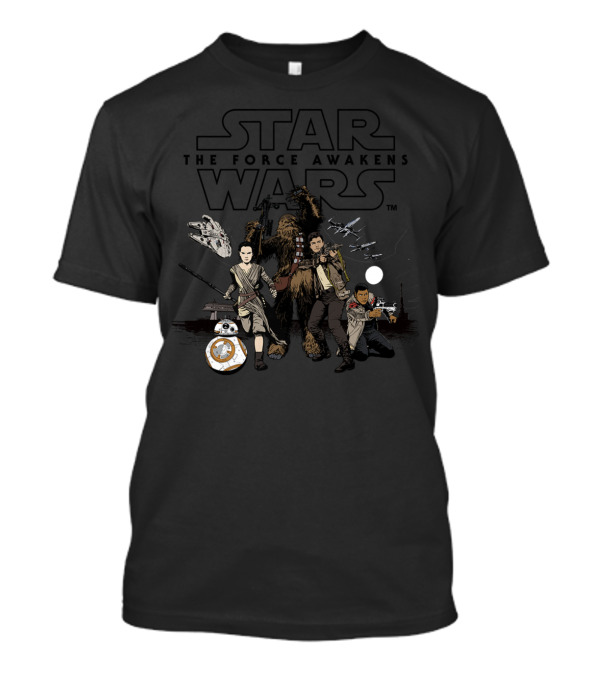 Star Wars The Force Awakens Rebels At The Ready T-Shirt