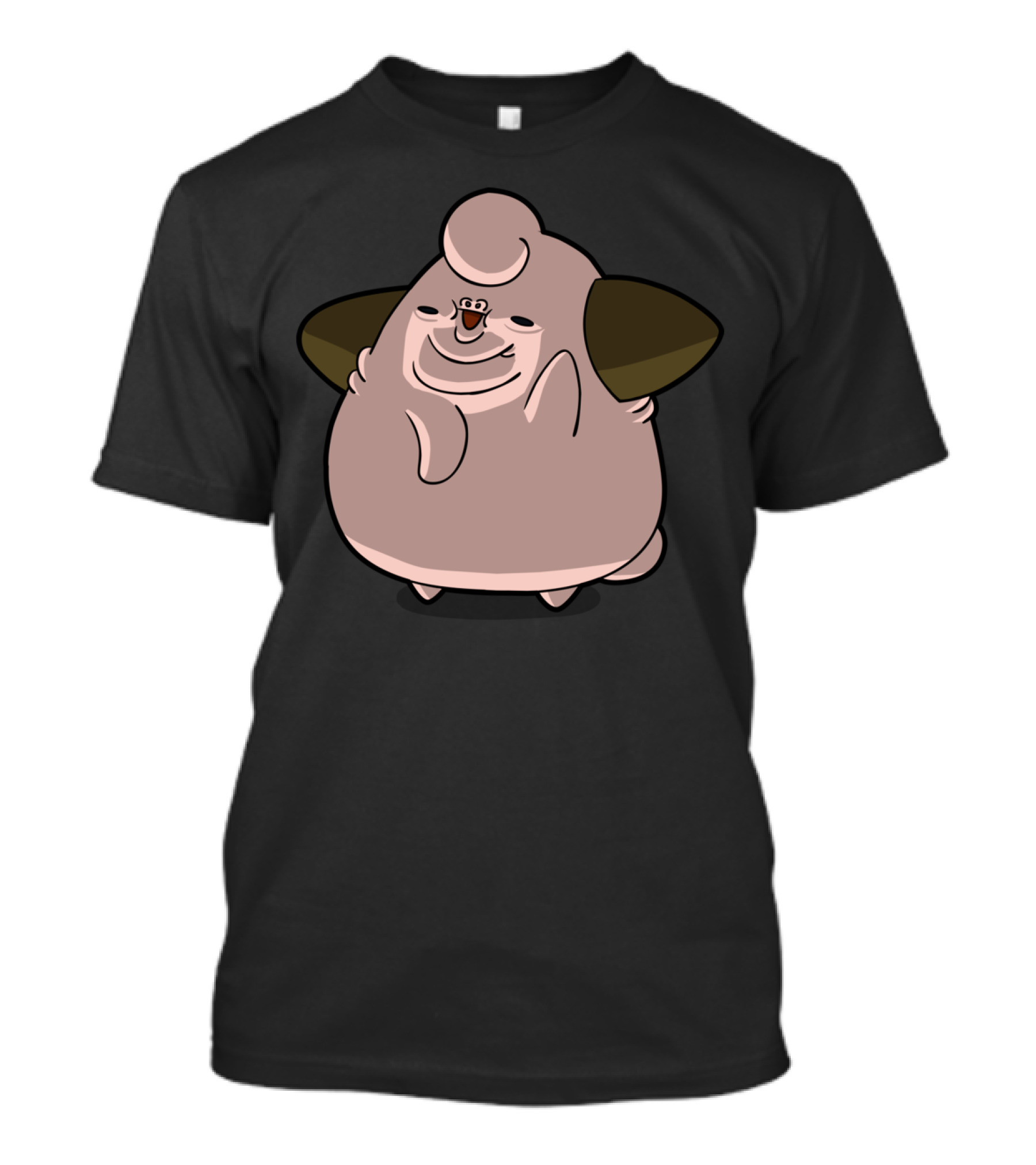 No Sleep Smiling Character T-Shirt