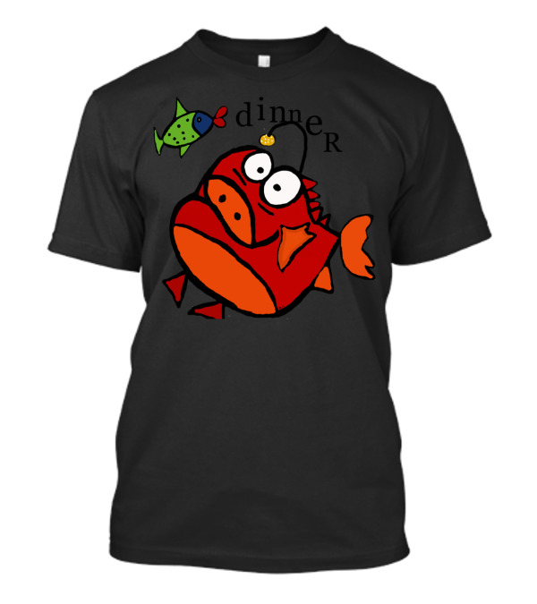Dinner Hungry Fish Chasing Smaller Fish T-Shirt