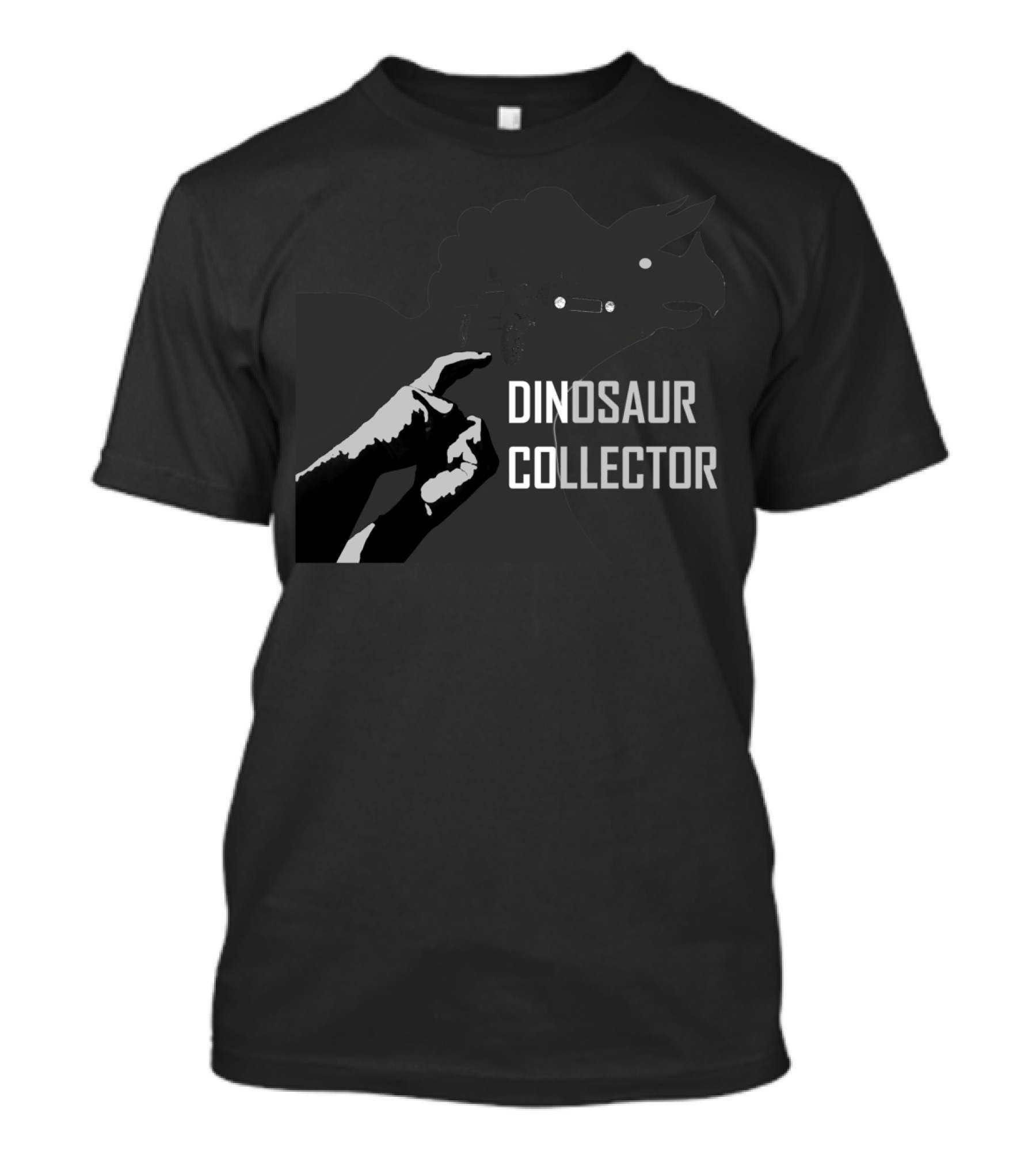 Dinosaur Collector Fj45 Vintage Truck Silhouette With Dinosaur Overlap T-Shirt