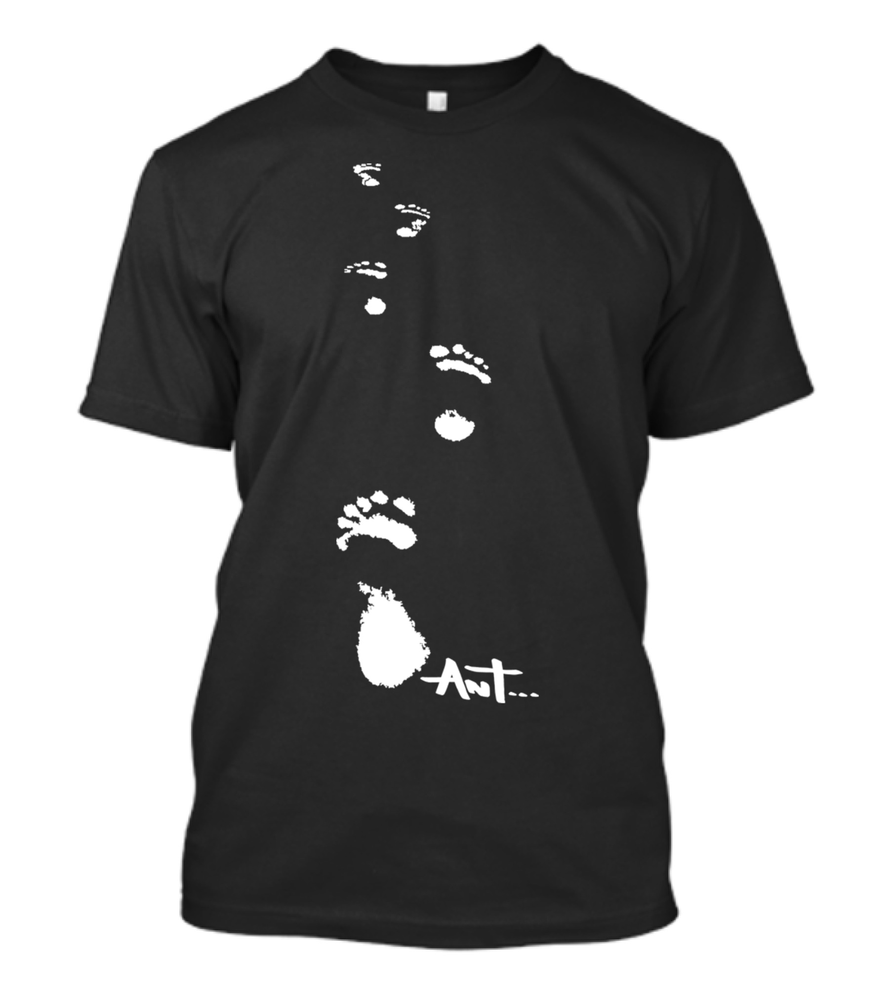 Footprints Ant Trail Pathway Journey T-Shirt