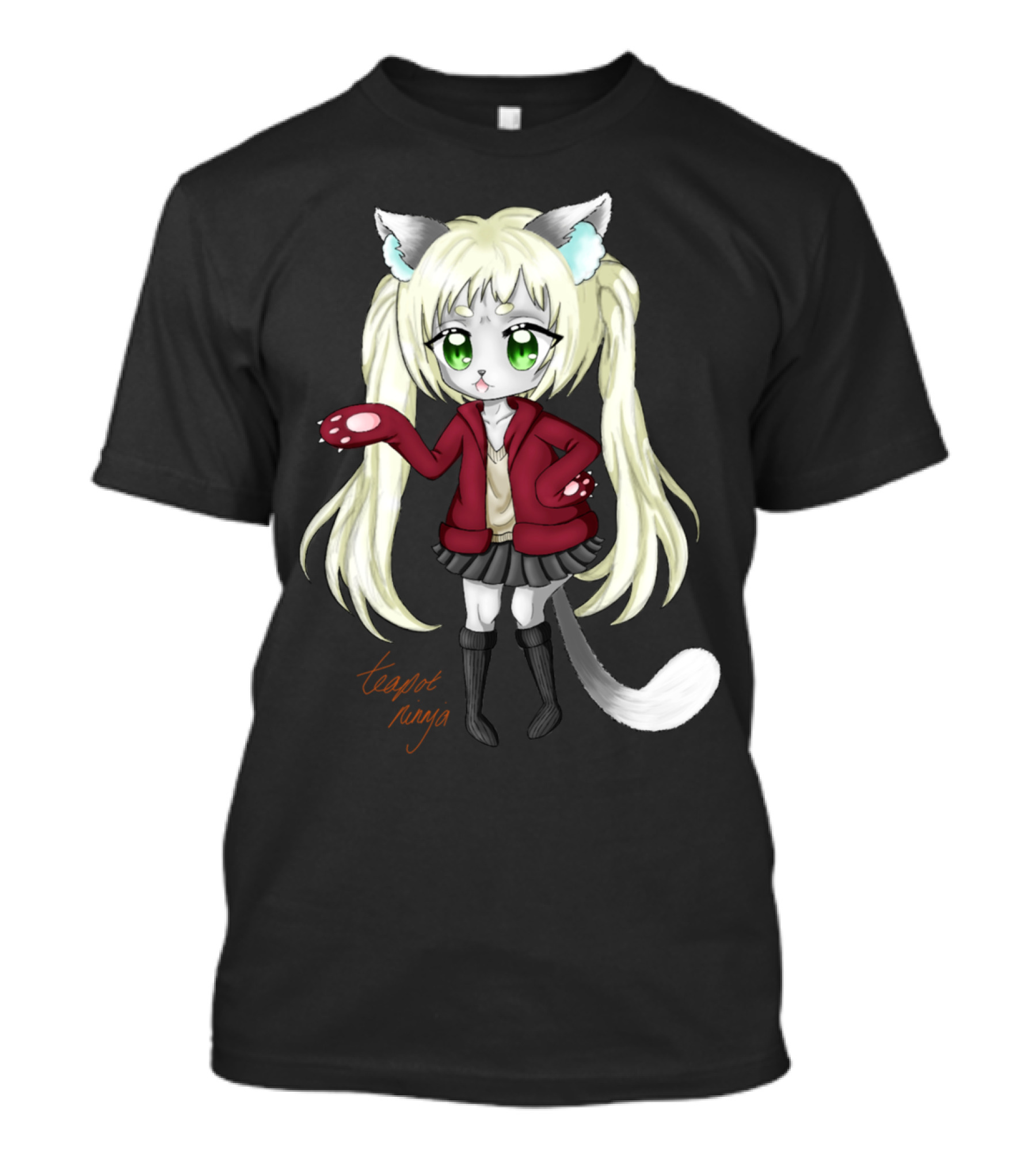 Angel The Cat Girl Teagan Runga T-Shirt