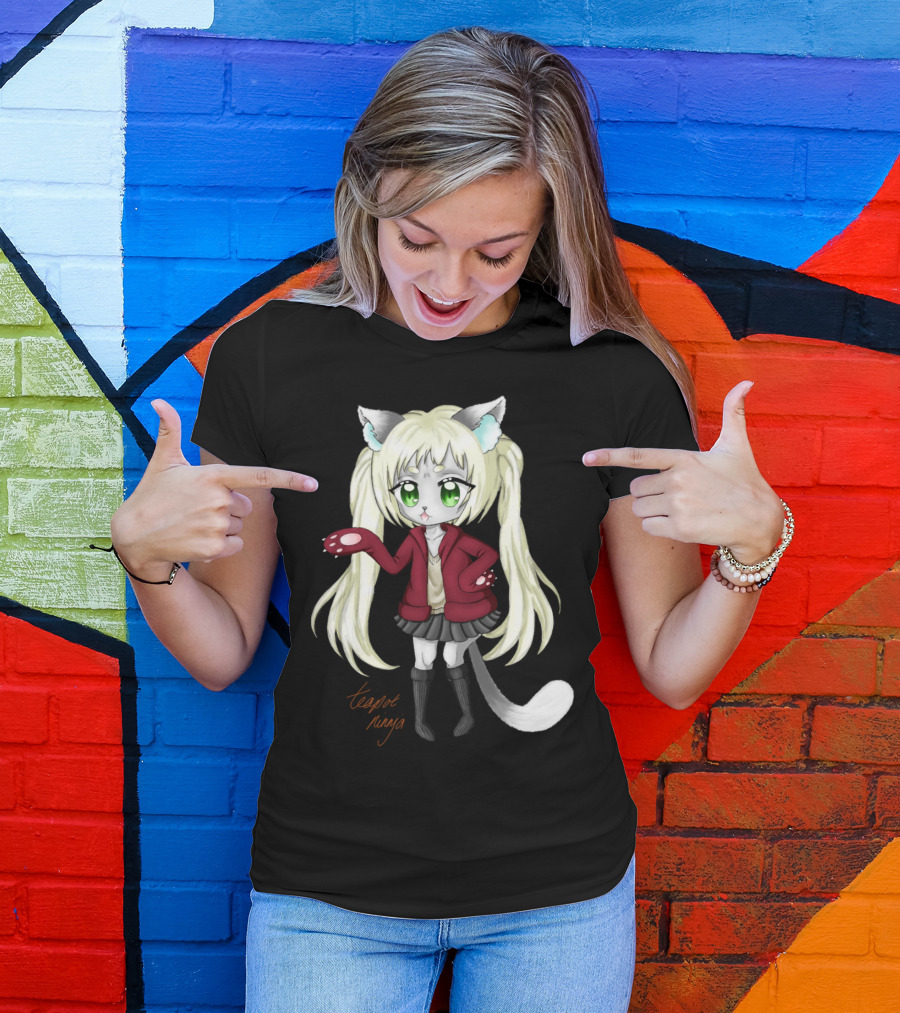 Angel The Cat Girl Teagan Runga T-Shirt