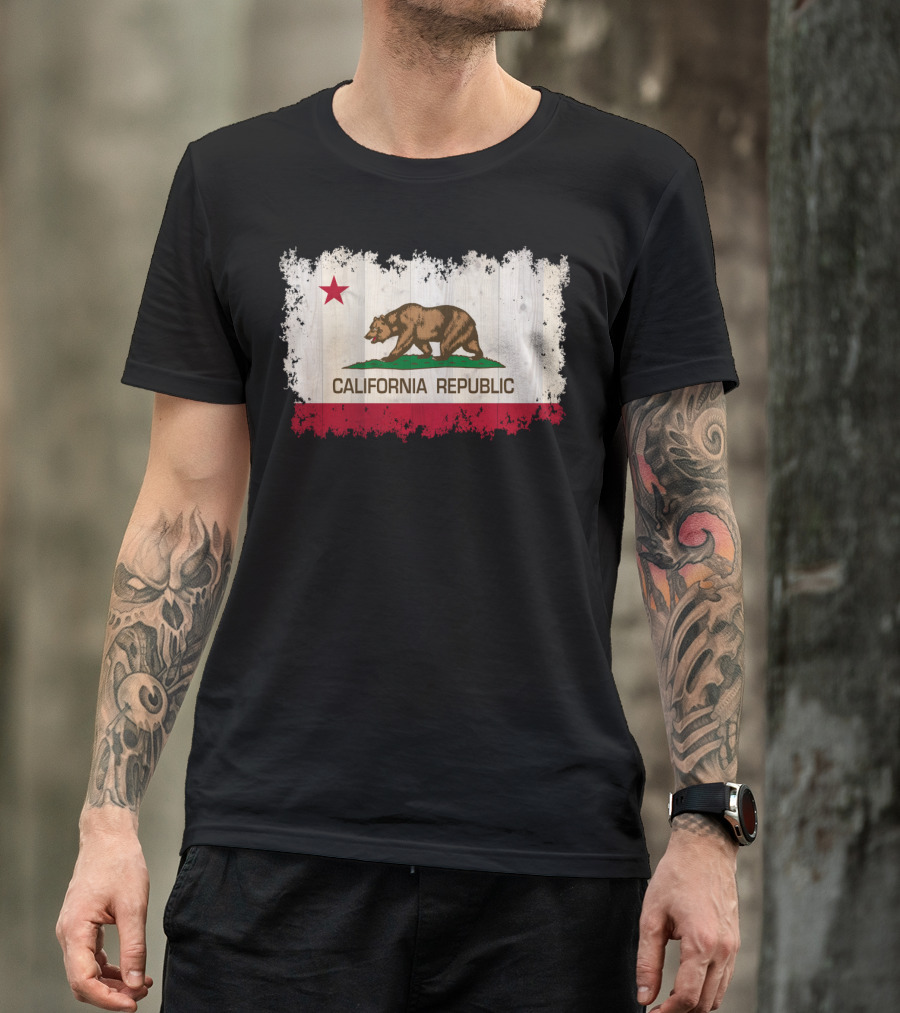 California Republic Bear Flag T-Shirt