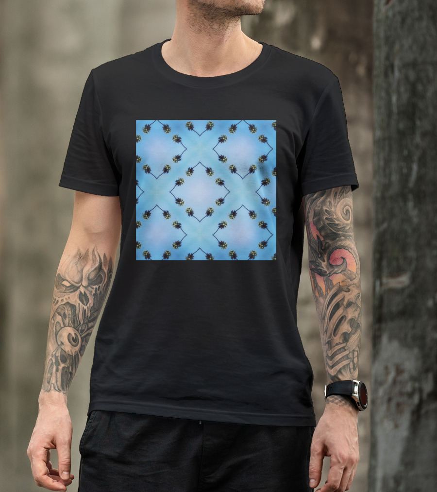 California Skies Blue Palm Tree T-Shirt
