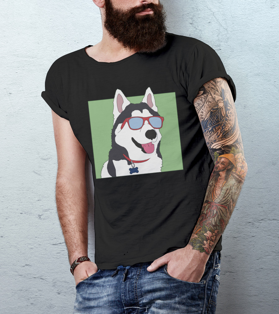 Coolest Dog Ever With Sunglasses T-Shirt
