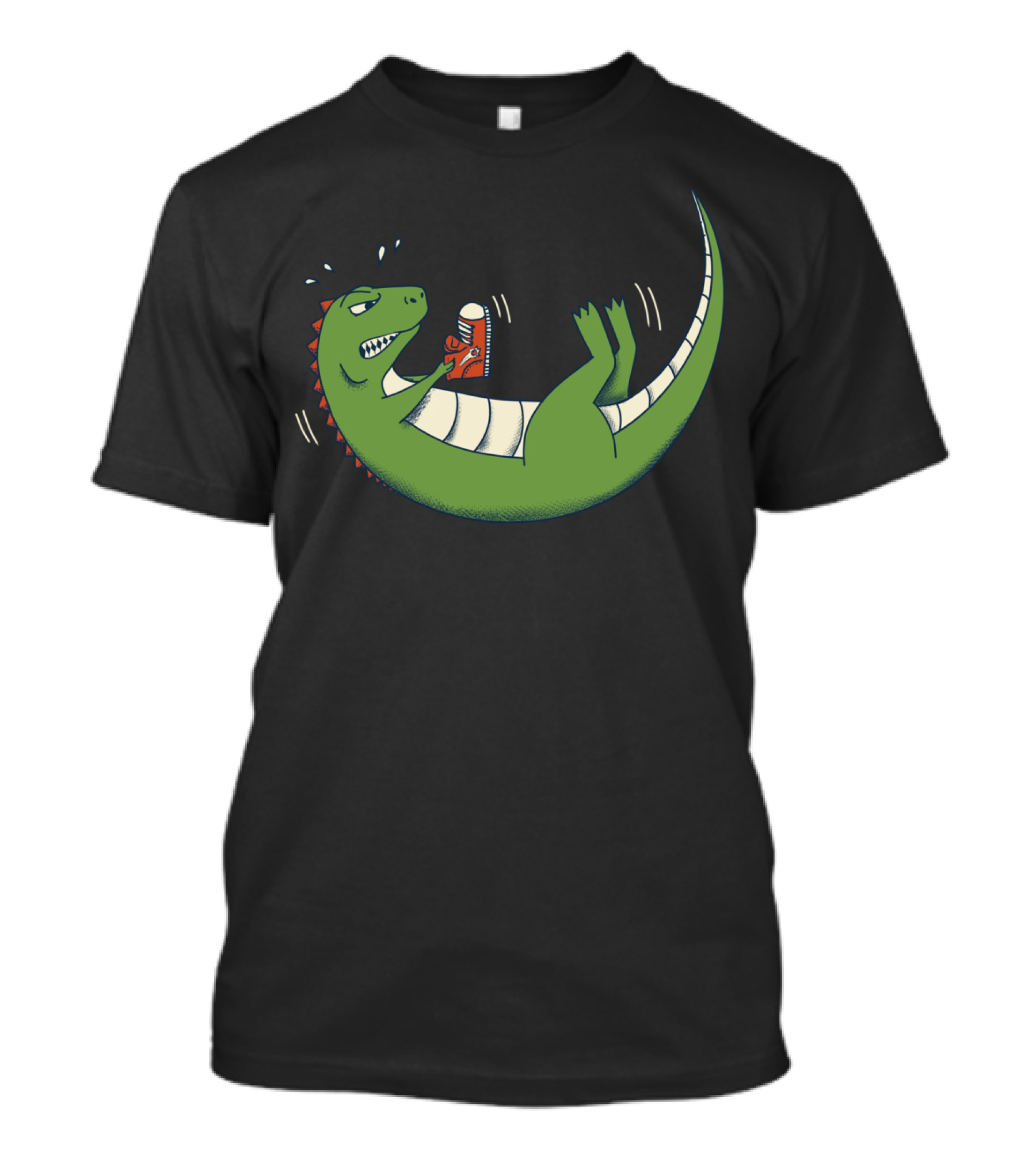 Dinosaur Struggles With New Sneakers T-Shirt