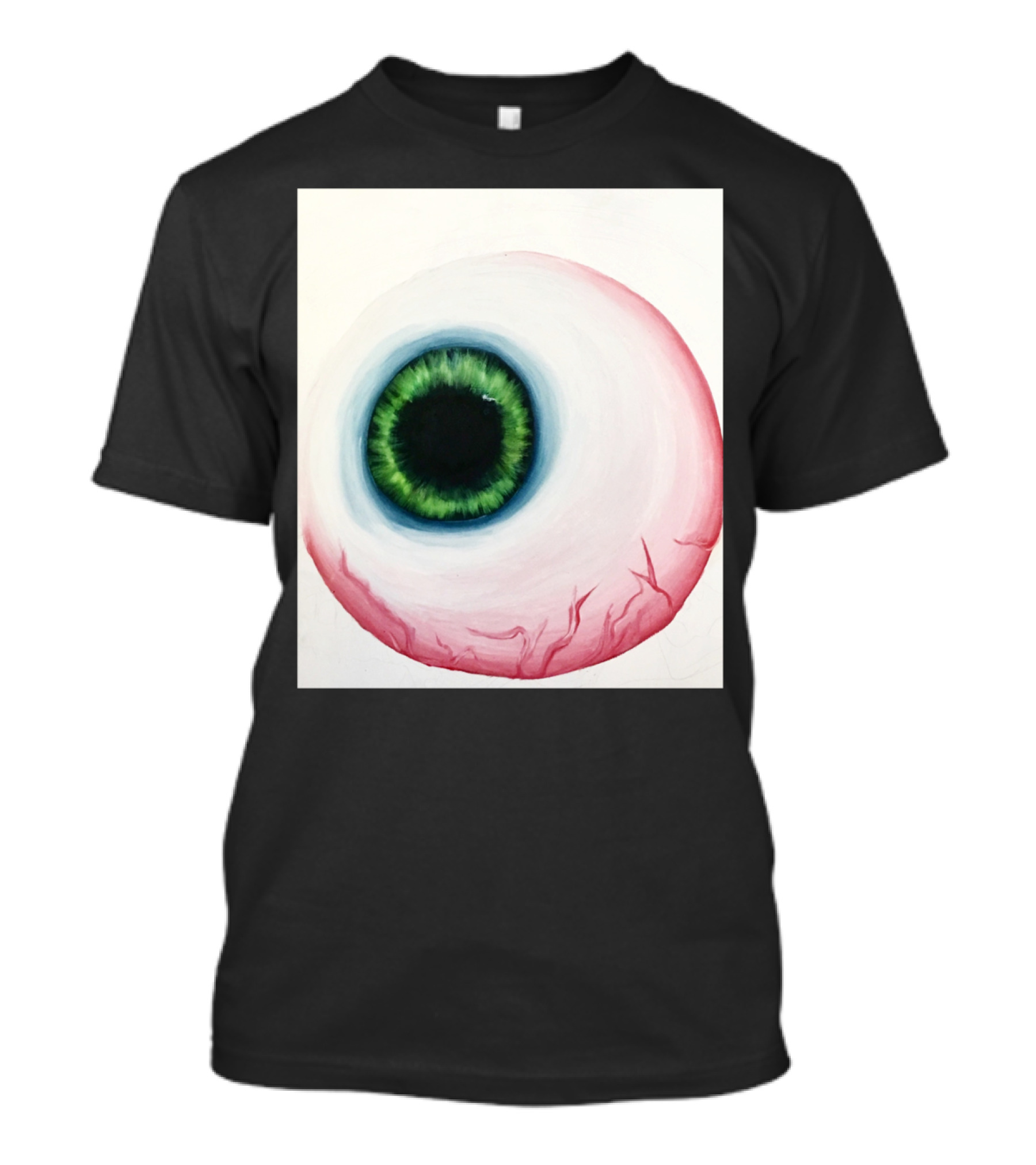 Eye For An Eye Realistic Green Eyeball T-Shirt