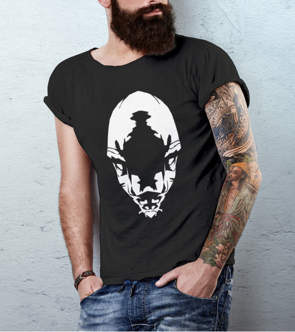 Foreigner Rorschach-Inspired Inkblot Mask T-Shirt
